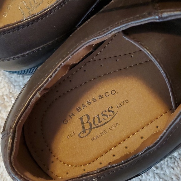 G.H.Bass&Co shoes dark brown US 12 - Picture 2 of 6